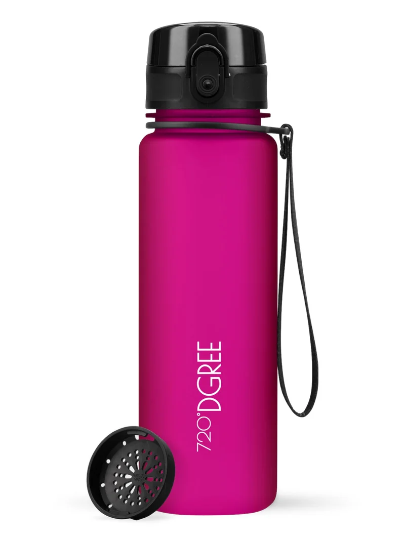 720°DGREE Trinkflasche uberBottle softTouch mit Sieb fuchsia pink 0,5l