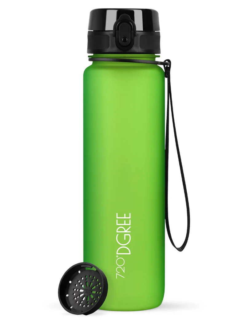 720°DGREE Trinkflasche uberBottle softTouch mit Sieb apple green 0,5l