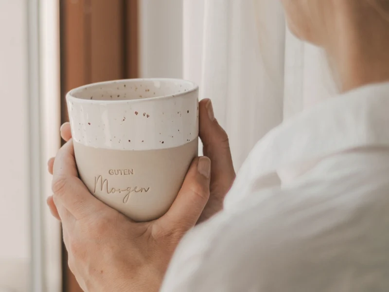 Eulenschnitt Becher Guten Morgen 320ml