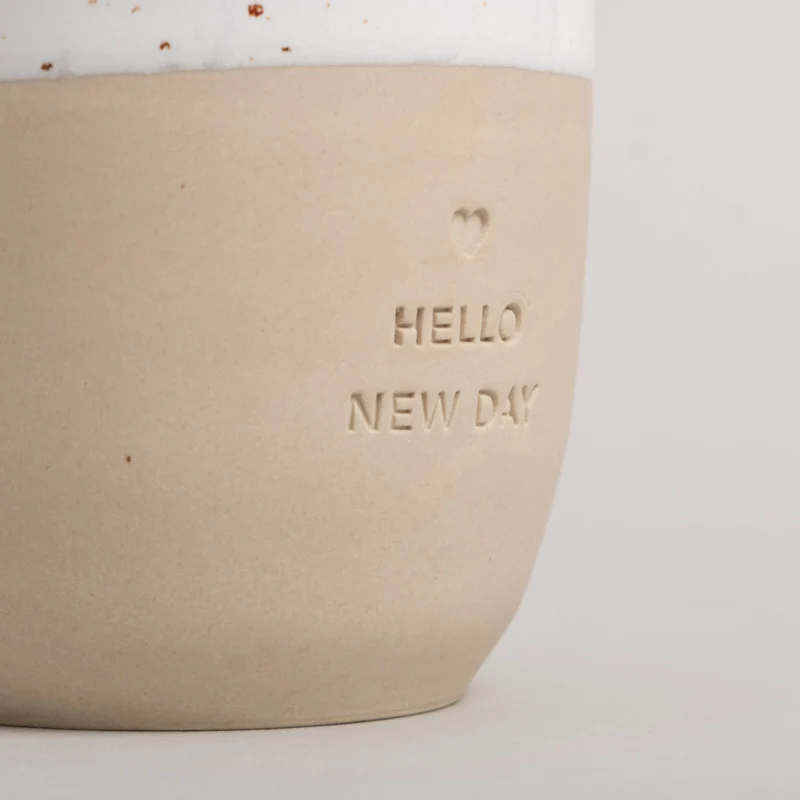 Eulenschnitt Becher Hello New Day 320ml