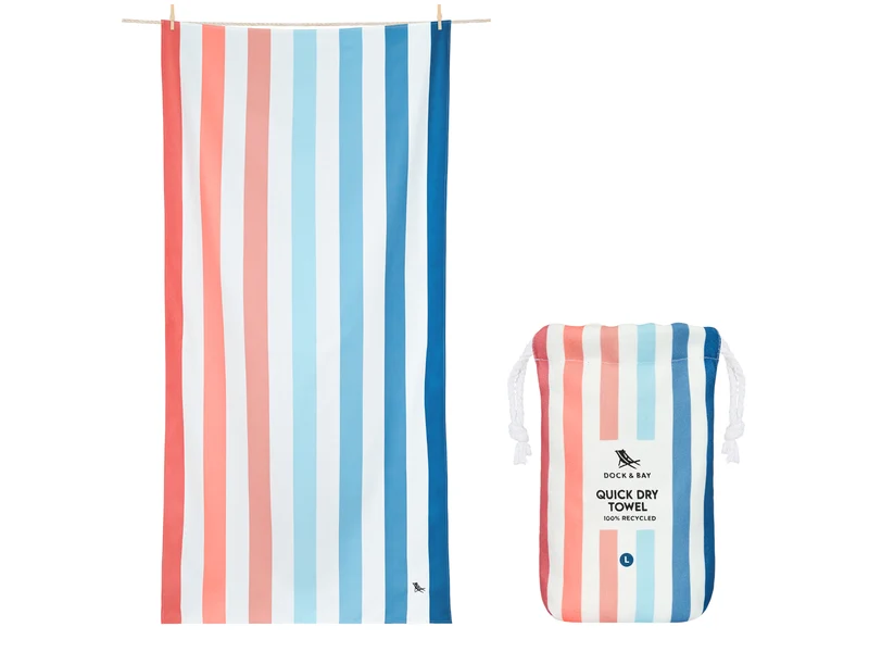 Dock & Bay Beach Towel L Sand to Sea 160x90cm