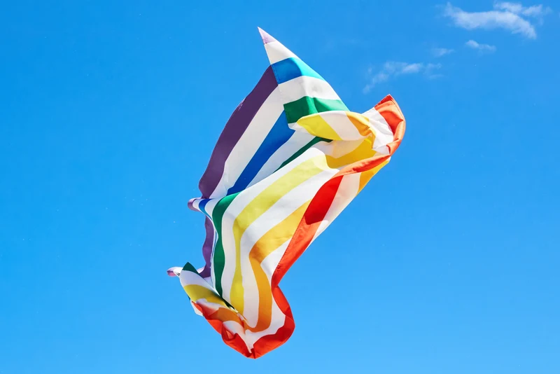 Dock & Bay Beach Towel L Rainbow Skies 160x90cm