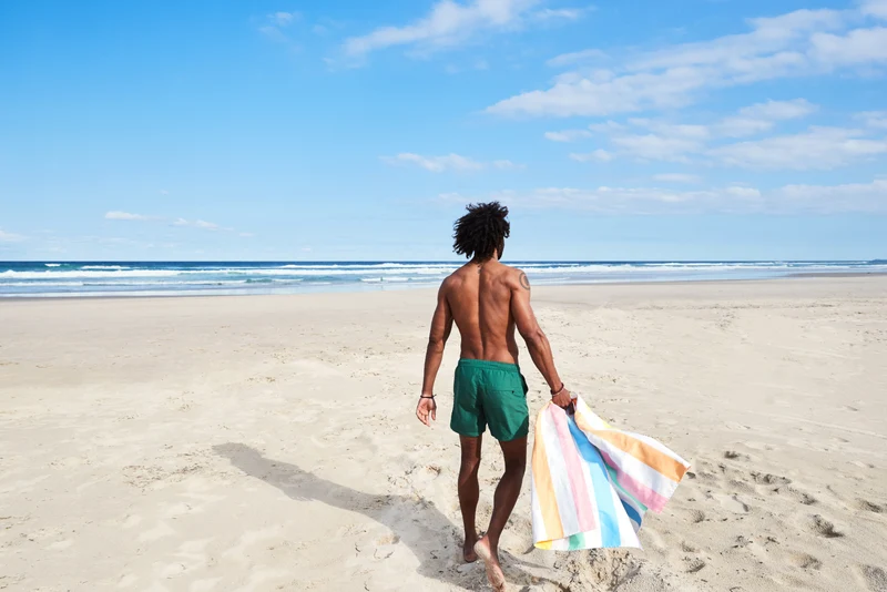 Dock & Bay Beach Towel L Unicorn Waves 160x90cm
