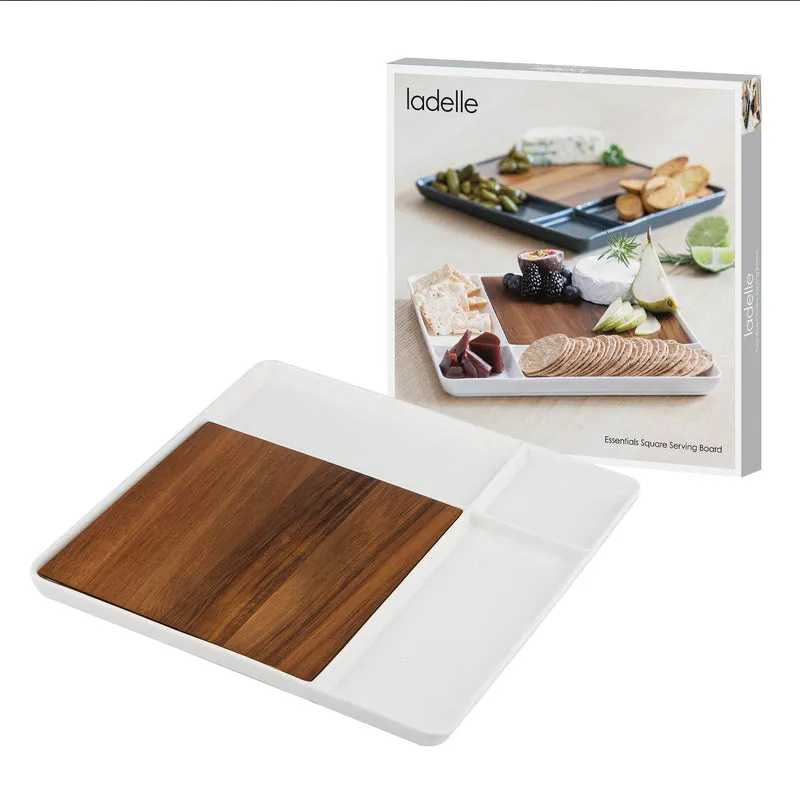 ladelle ESSENTIALS Servierbrett weiß 29,5cm