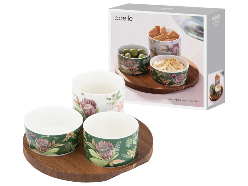 ladelle Leura Rund Assortiert Schalenset 4tlg