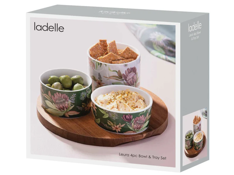ladelle Leura Rund Assortiert Schalenset 4tlg