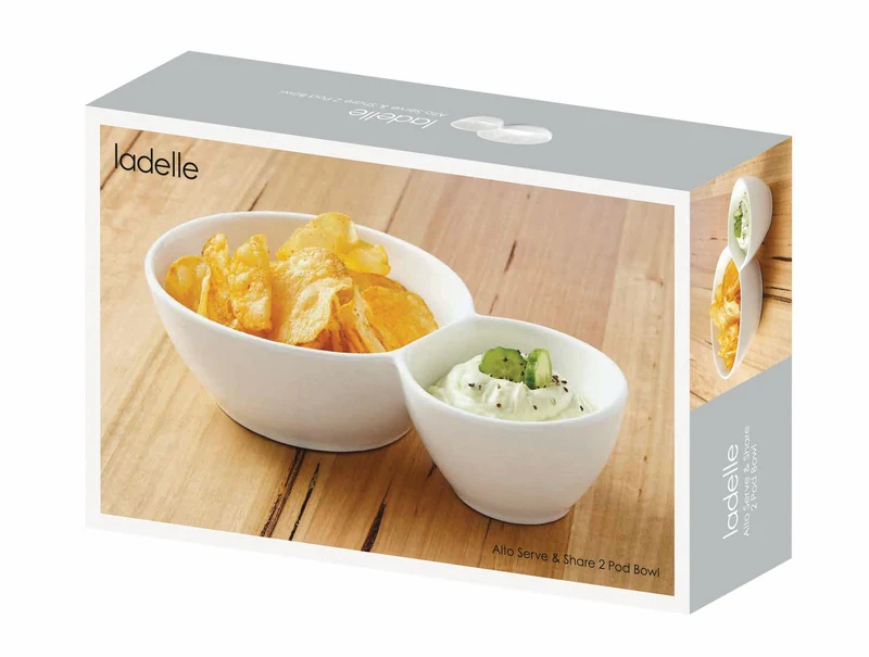 ladelle Alto Serve & Share Schale weiß 2tlg