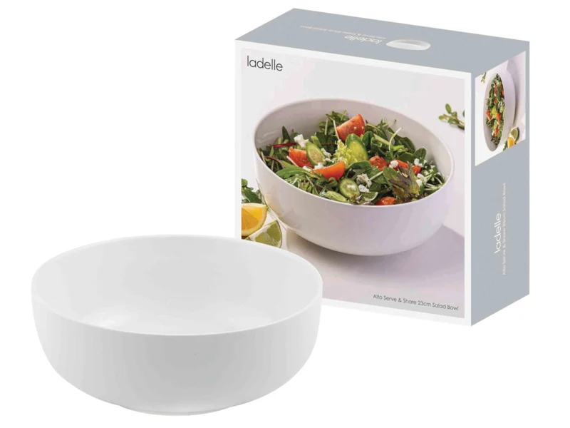 ladelle Alto Serve & Share Salatschüssel weiß 23cm