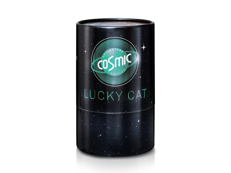 Donkey Products Lucky Cat Cosmic Winkekatze shiny teal 15cm