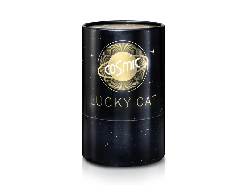 Donkey Products Lucky Cat Cosmic Winkekatze shiny platinum 15cm