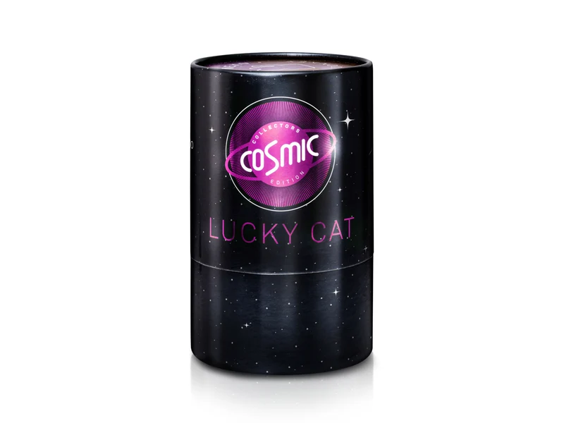 Donkey Products Lucky Cat Cosmic Winkekatze shiny pink 15cm