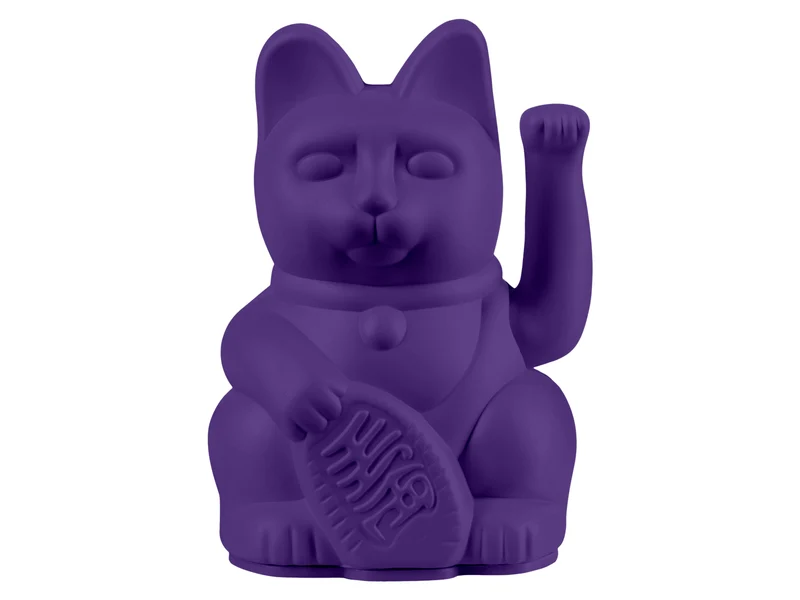 Donkey Products Lucky Cat Mini Winkekatze violet 10cm