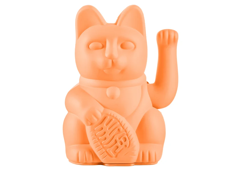 Donkey Products Lucky Cat Classic Winkekatze peach 15cm