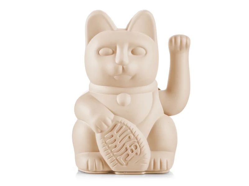 Donkey Products Lucky Cat Classic Winkekatze ocker 15cm