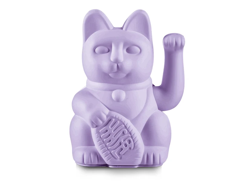 Donkey Products Lucky Cat Classic Winkekatze lila 15cm
