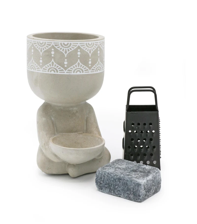 With Love, Jahreszeiten Geschenkbox Buddha grauer Moschus