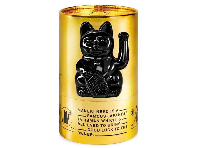 Donkey Products Lucky Cat Egypt Winkekatze schwarz 15cm