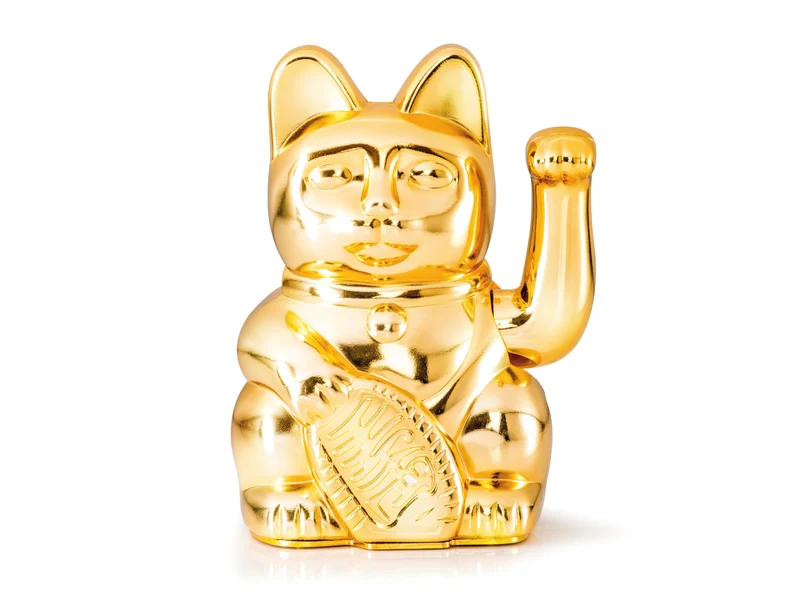 Donkey Products Lucky Cat Egypt Winkekatze gold 15cm