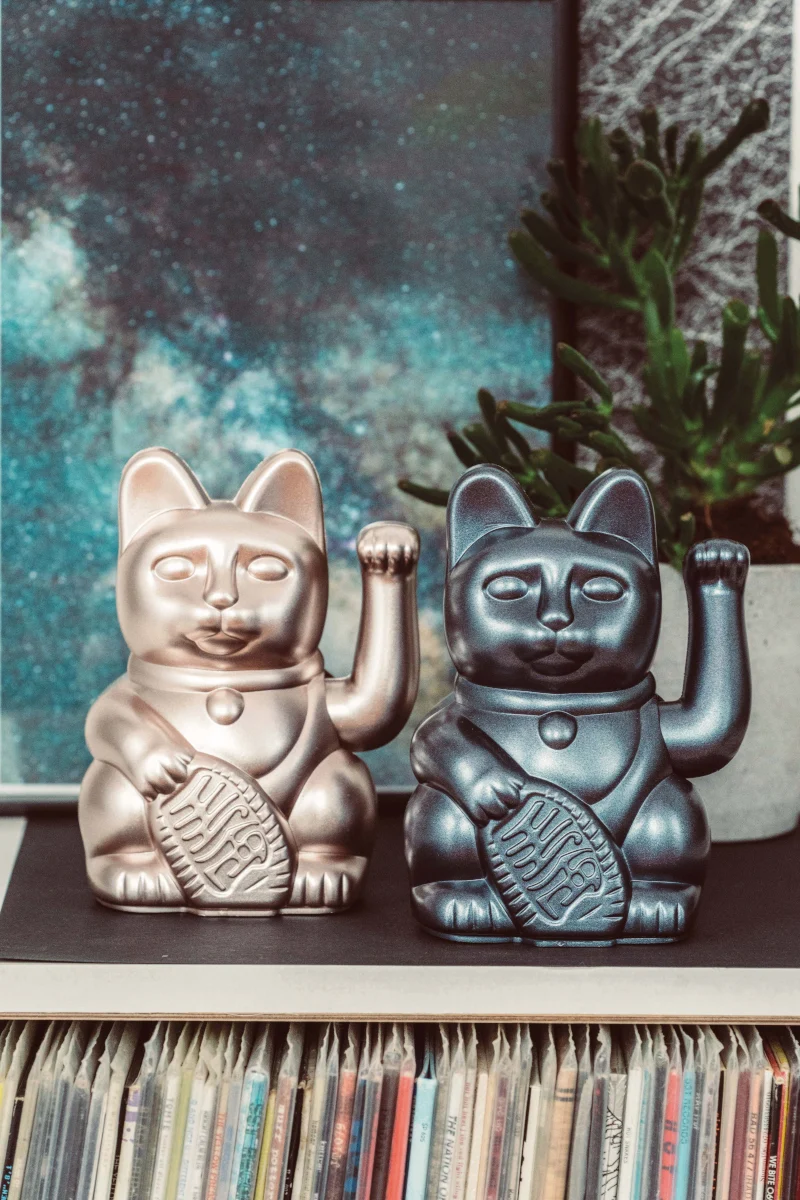 Donkey Products Lucky Cat Mini Winkekatze moonlight 10cm
