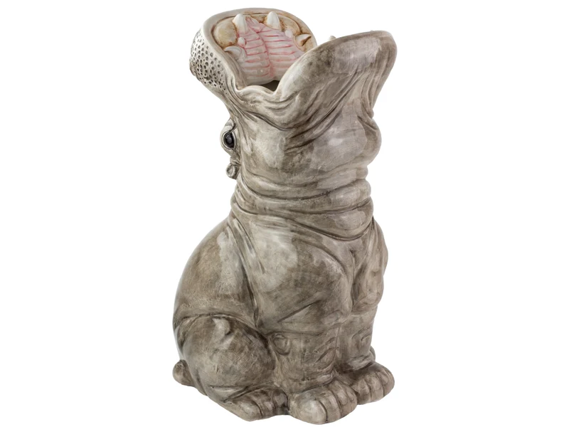 Donkey Products Hungry Hippos Vase grau 42cm
