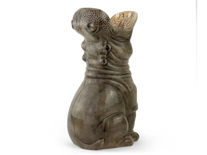 Donkey Products Hungry Hippos Vase grau 30cm