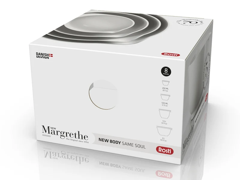 Rosti Margrethe Schüssel-Set weiss 8tlg