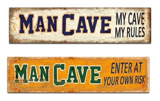 Wandaufhänger Metall Mancave Mix/2 80x20cm