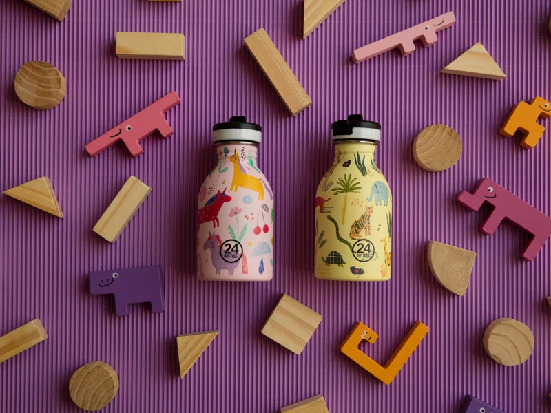 24Bottles Kids Urban Bottle Jungle Friends 250ml
