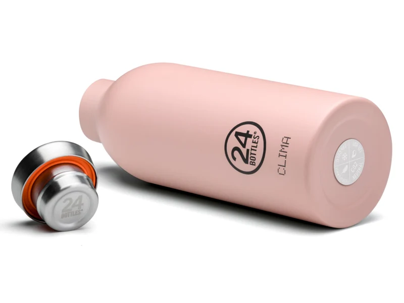 24Bottles Clima Bottle Stone Dusty Pink 500ml
