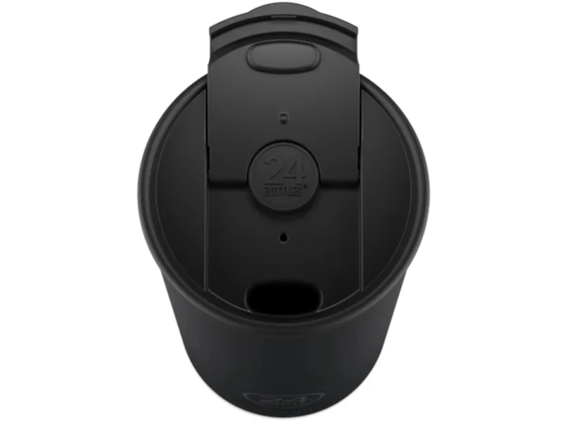 24Bottles Travel Tumbler Stone Tuxedo Black 600ml
