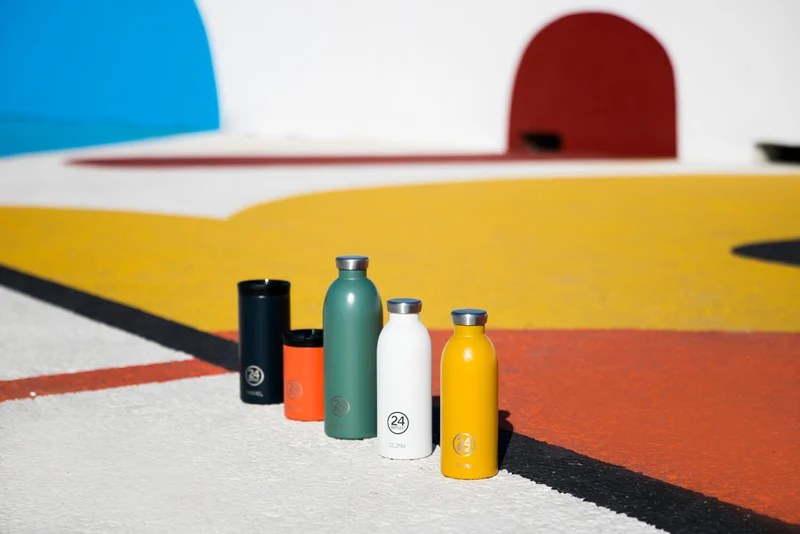 24Bottles Travel Tumbler Stone Tuxedo Black 600ml