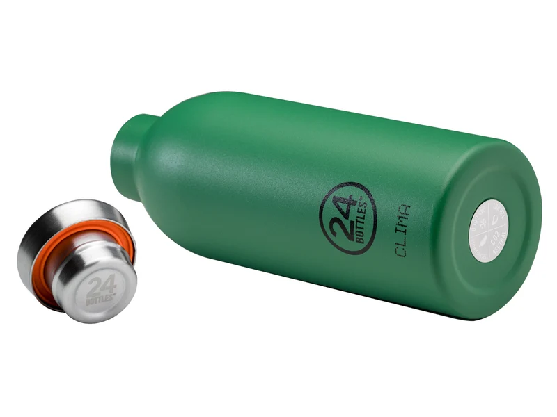 24Bottles Clima Bottle Stone Emerald Green 500ml