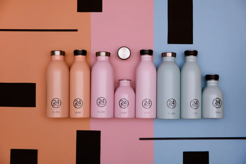 24Bottles Clima Bottle Stone Dusty Pink 850ml