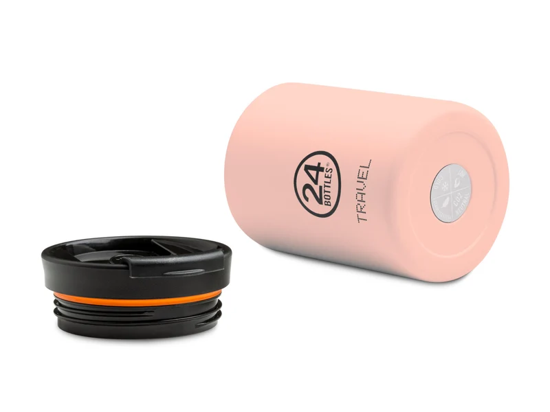24Bottles Travel Tumbler Stone Dusty Pink 350ml
