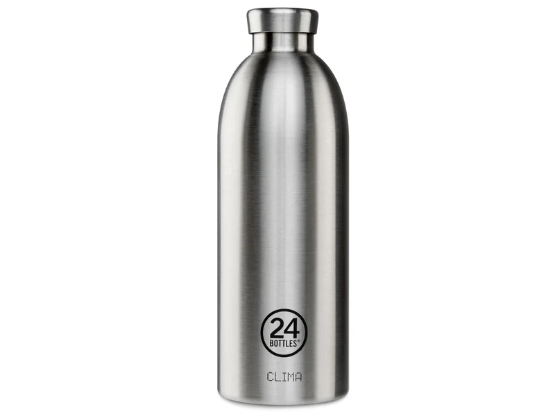 24Bottles Clima Bottle Brushed Steel 850ml