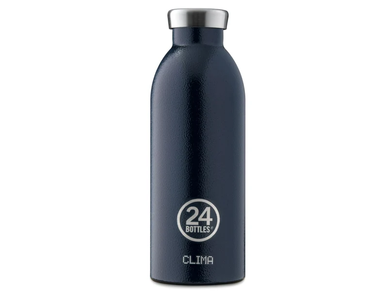 24Bottles Clima Bottle Rustic Deep Blue 500ml