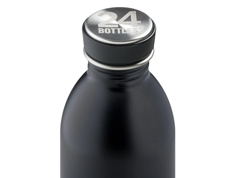 24Bottles Urban Bottle Stone Tuxedo Black 1l