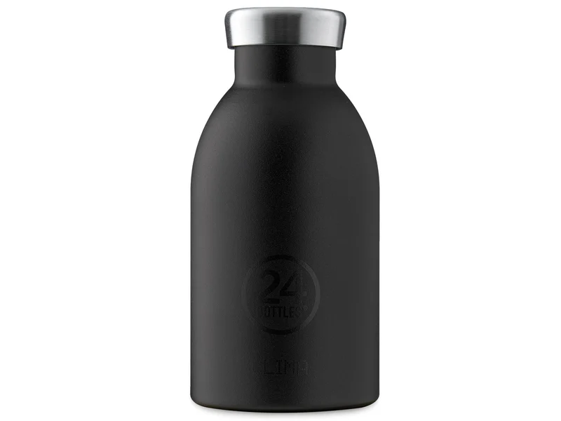 24Bottles Clima Bottle Stone Tuxedo Black 330ml