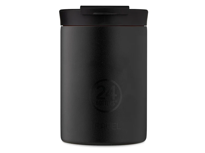 24Bottles Travel Tumbler Stone Tuxedo Black 350ml