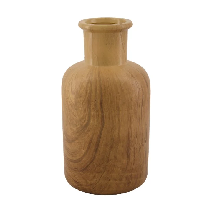 Vase Keramik Ø12x28cm Natur