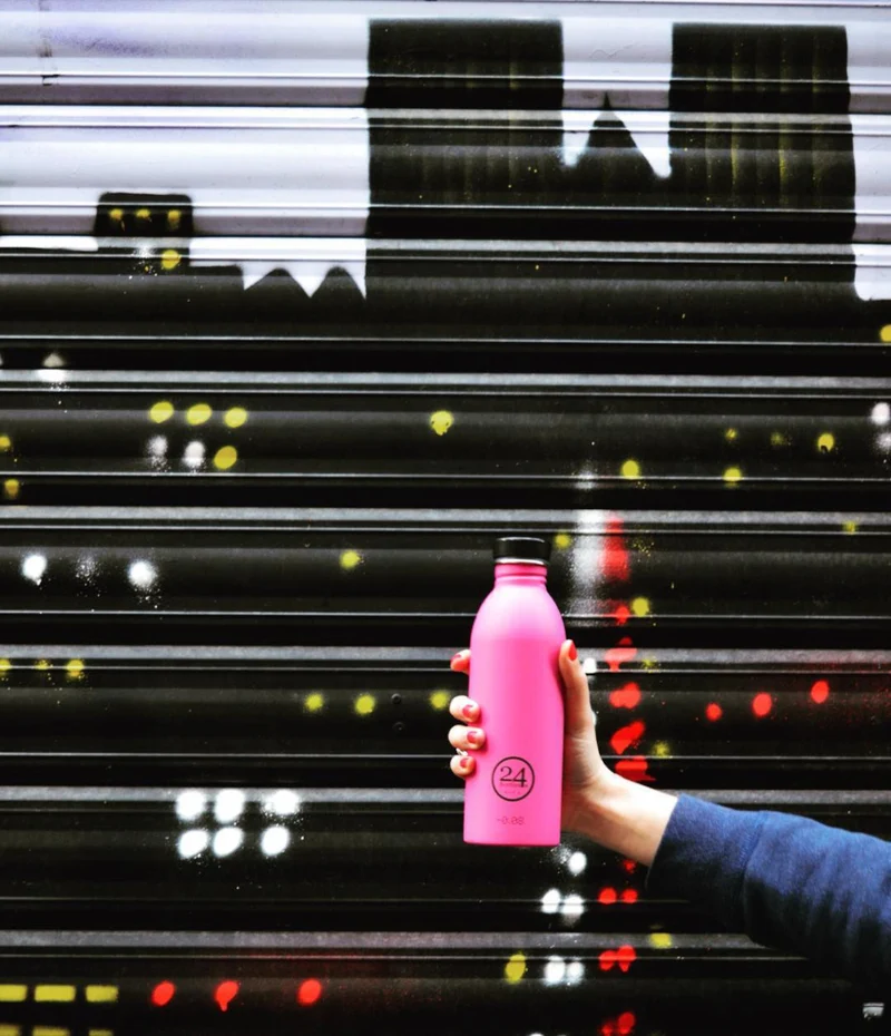 24Bottles Urban Bottle Stone Passion Pink 1l
