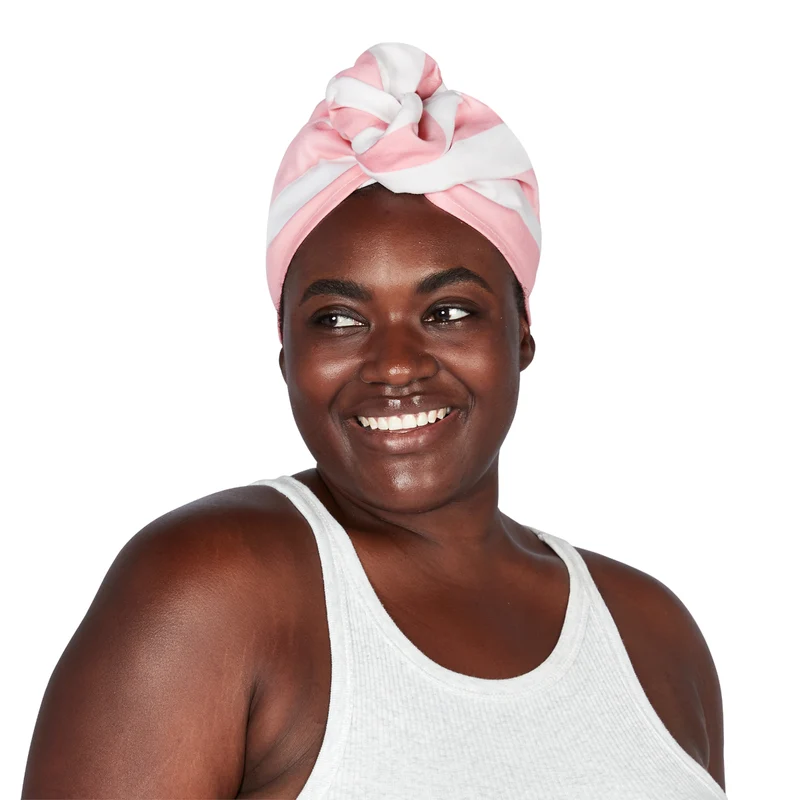 Dock & Bay Hair Wraps One Size Malibu Pink 63x26cm