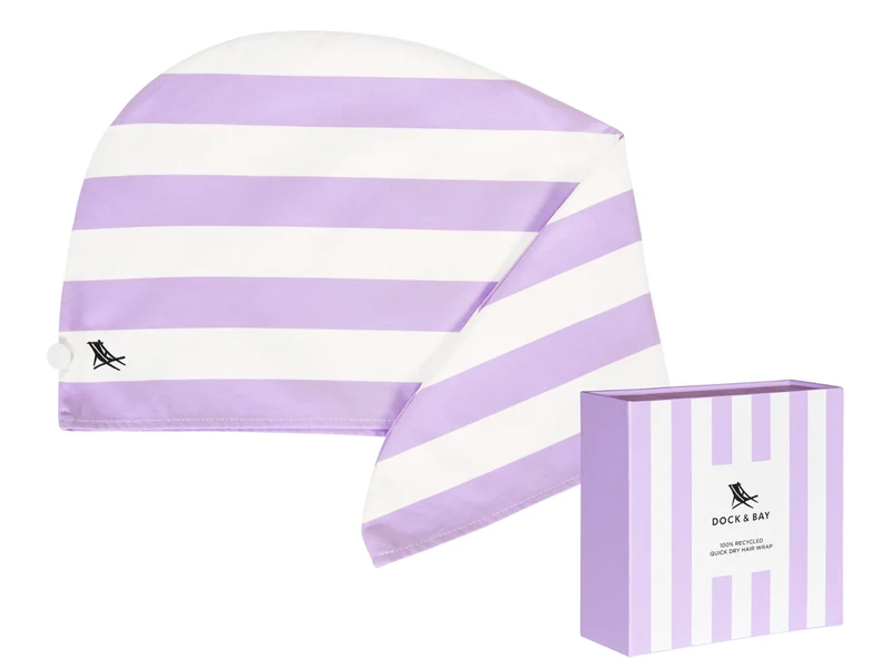 Dock & Bay Hair Wraps One Size Lombok Lilac 63x26cm