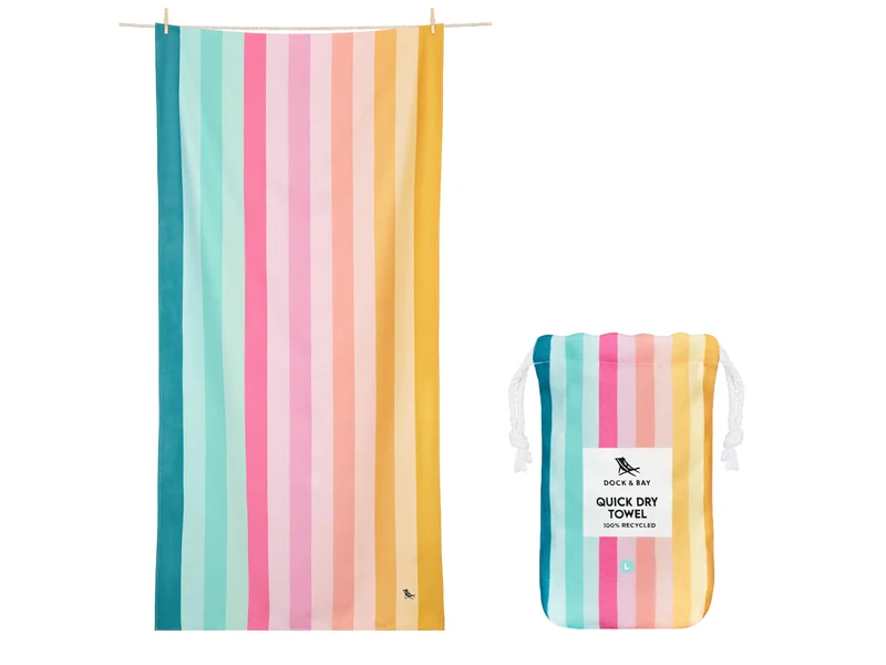 Dock & Bay Beach Towel L Coastal Candy 160x90cm