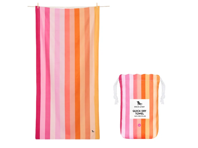 Dock & Bay Beach Towel XL Miami Sorbet 200x90cm