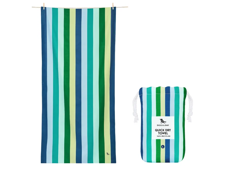 Dock & Bay Beach Towel XL Cool Lagoon 200x90cm