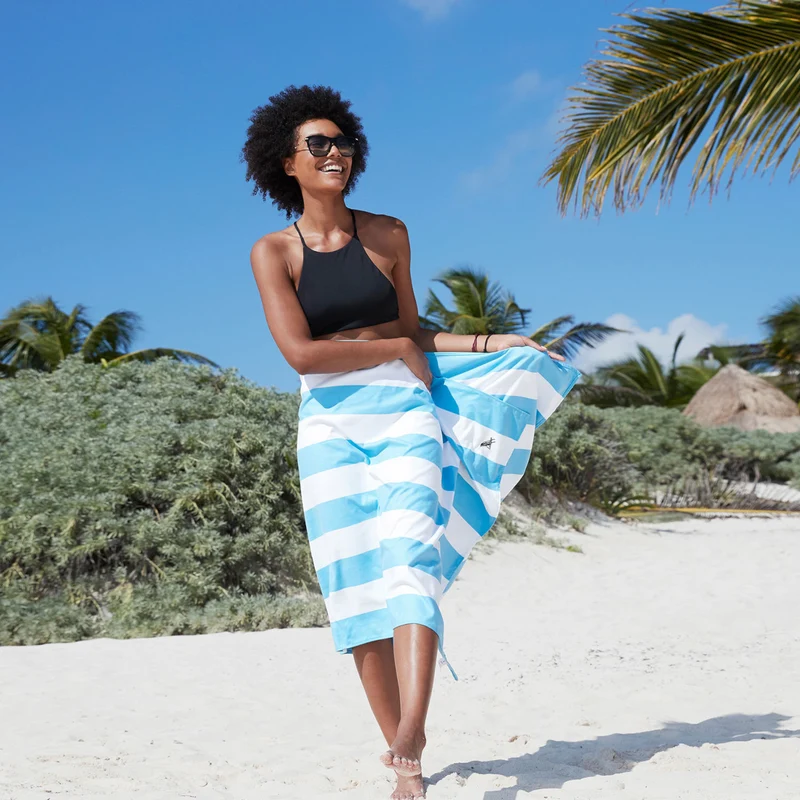 Dock & Bay Beach Towel L Tulum Blue 160x90cm