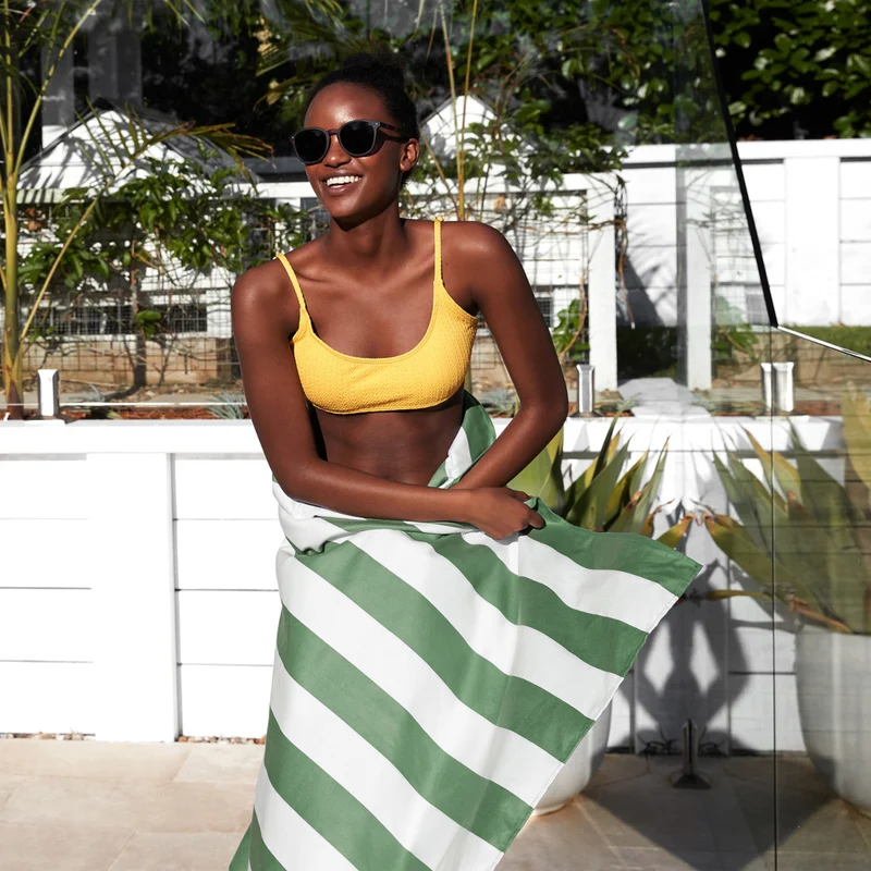 Dock & Bay Beach Towel XL Cayman Olive 200x90cm