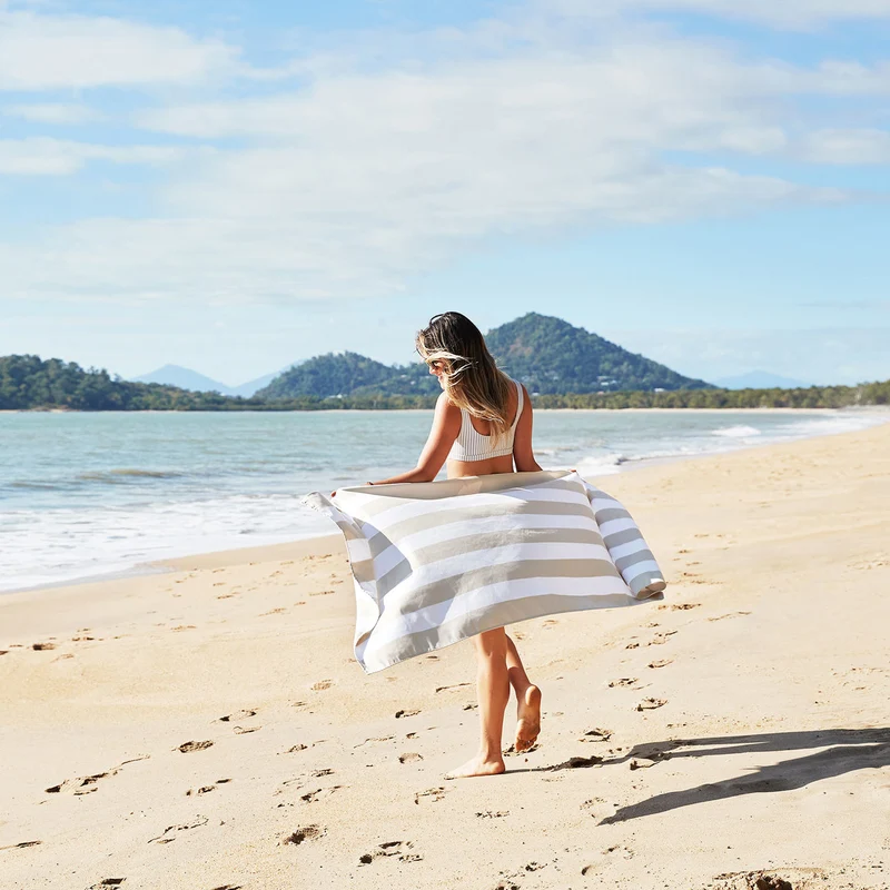 Dock & Bay Beach Towel XL Bora Bora Beige 200x90cm