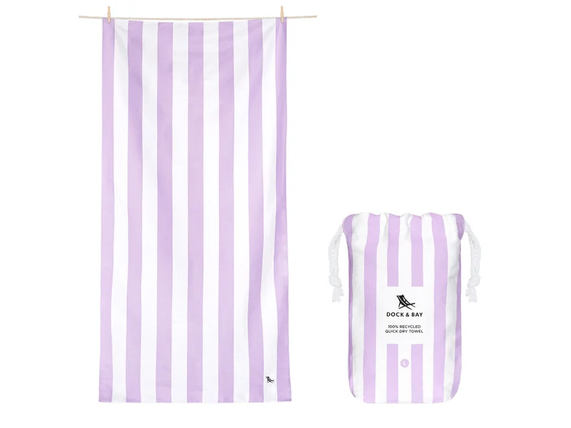 Dock & Bay Beach Towel L Lombok Lilac 160x90cm